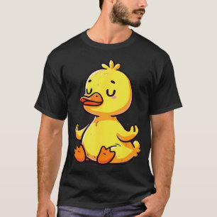 Camiseta Pato de yoga en postura de meditación Animal relaj