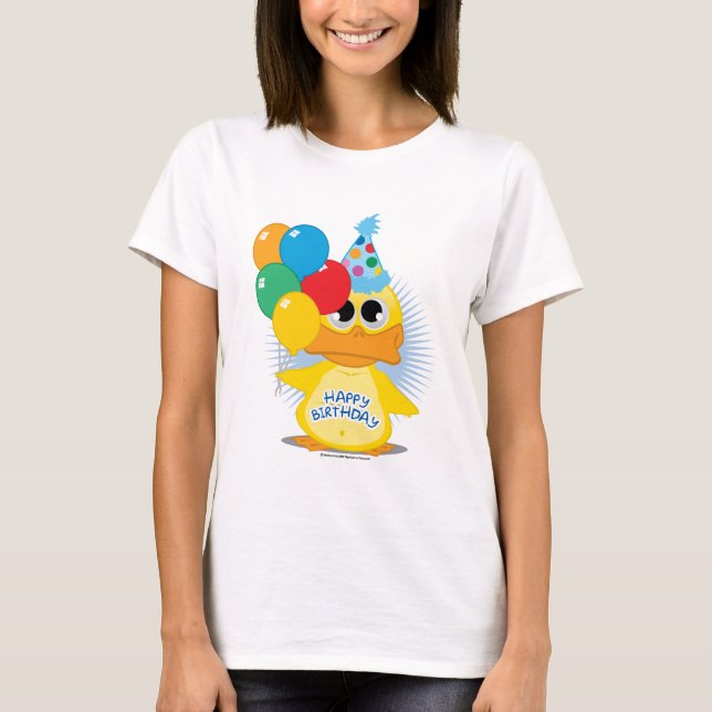 Camiseta Pato del feliz cumpleaños (Anverso)