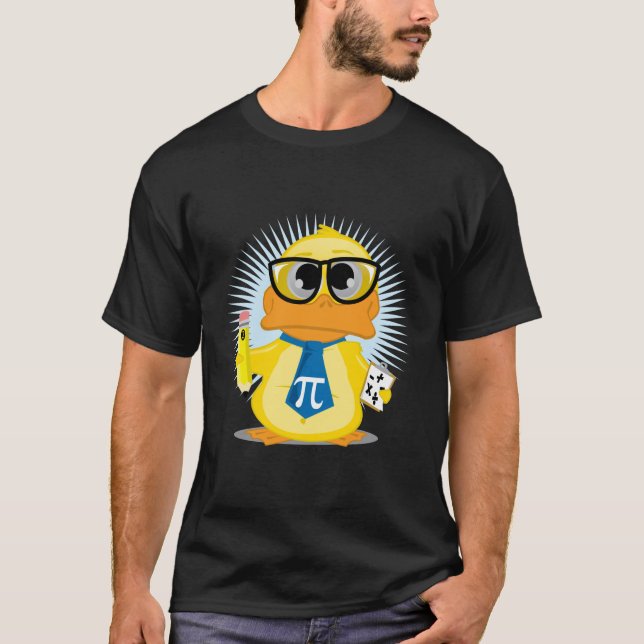 Camiseta Pato del profesor de matemáticas (Anverso)