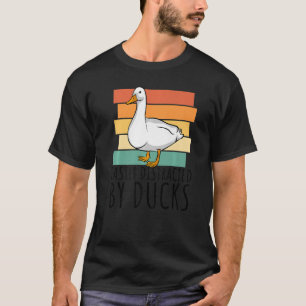 Camiseta Pato Distraído Fácilmente Por Ducks Premium
