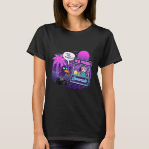 Camiseta Pato Divertido En Puesto De Limonada Pidiendo Gs