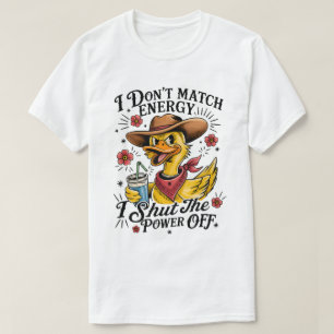Camiseta Pato Divertido: Humor de Sarcasmo de Moda que te H