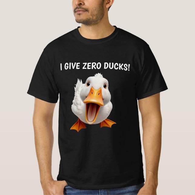 CAMISETA PATO DIVERTIDO NEGRO (Anverso)