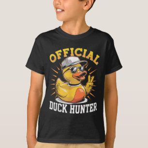 Camiseta Pato Divertido Patrulla de Caza de Barco de Crucer