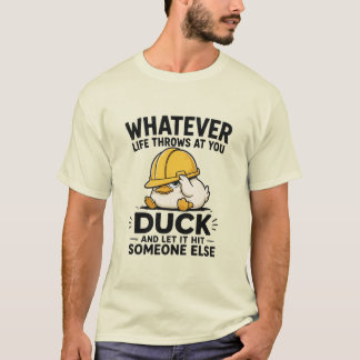 Camiseta Pato Divertido Personalizado Para Hombres