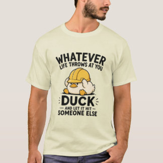 Camiseta Pato Divertido Personalizado Para Hombres