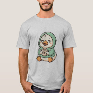 Camiseta Pato Dormilón Amante del Café