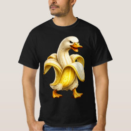 Camiseta Pato en Banana Divertido