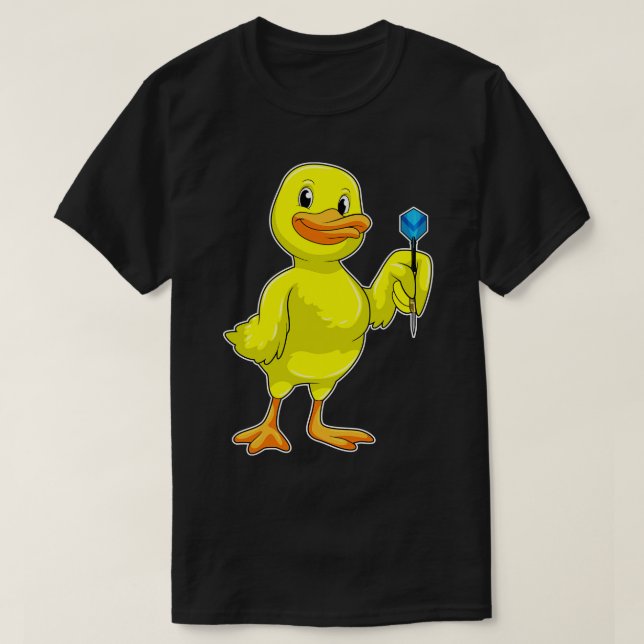 Camiseta Pato en Darts con Dart (Diseño del anverso)