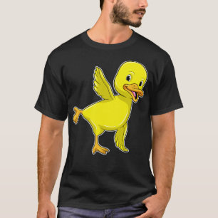 Camiseta Pato en ejercicio de Stretching de Yoga