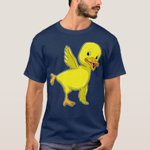 Camiseta Pato en ejercicio de Stretching de Yoga