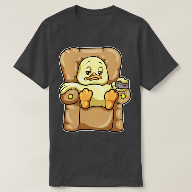 Camiseta Pato en salir en Sofa (Diseño del anverso)