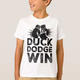 Camiseta Pato esquiva ganar boxeador deportes fuerza gimnas