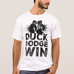 Camiseta Pato esquiva ganar boxeador deportes fuerza gimnas