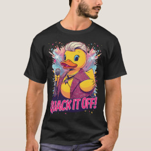Camiseta Pato estrella de pop – Quack It Off Lindo Cantan