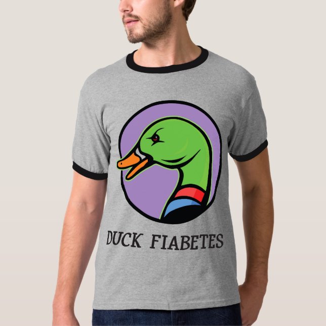 Camiseta Pato Fiabetes (Anverso)