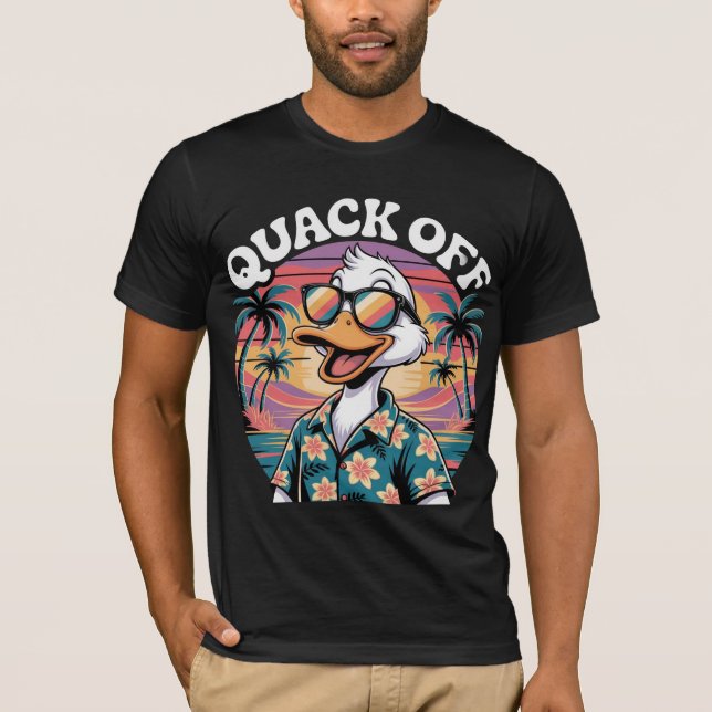 CAMISETA PATO FUERA DE AQUÍ (Anverso)