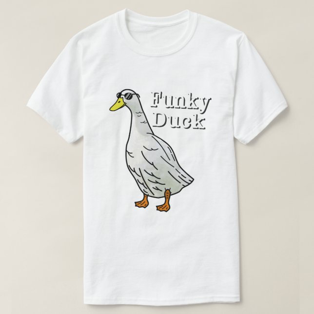 Camiseta Pato Funky (Diseño del anverso)