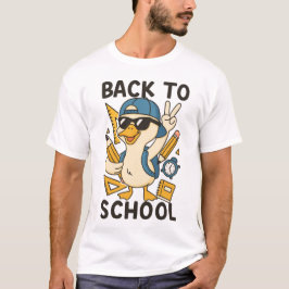 Camiseta Pato Genial Diseño Divertido de Regreso a la Escue