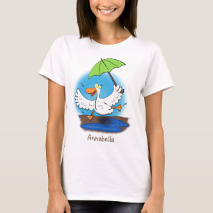Camiseta Pato gracioso con personalizado bailarín de paragu