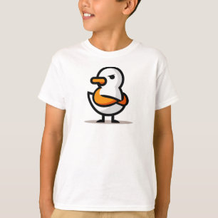 Camiseta Pato gruñón Mascota de dibujos animados minimalist