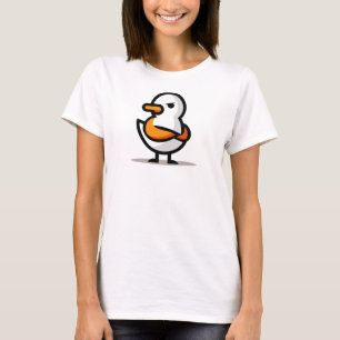 Camiseta Pato gruñón Mascota de dibujos animados minimalist