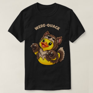 Camiseta Pato-Lobo de goma Pato de goma Halloween