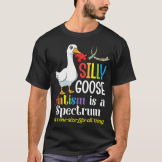 Camiseta Pato Loco El Autismo Es Un Espectro No Hay Una Tal