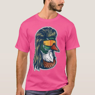 Camiseta Pato Mallard Con Caza De Gafas Mullet