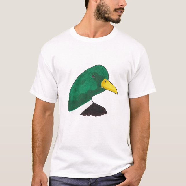 Camiseta Pato mallard dibujado a mano (Anverso)