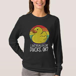 Camiseta Pato Me Gusta Realmente Los Patos Ok 4