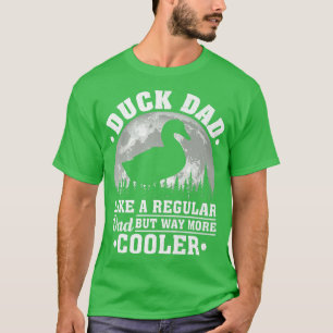 Camiseta Pato Mens Padre Como Un Padre Regular Pato Padre D