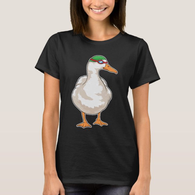 Camiseta Pato Natación Gafas de natación (Anverso)