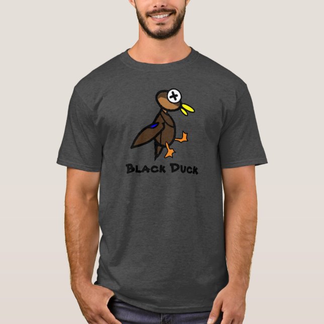 Camiseta Pato negro americano de Drake Pato Muerto - Cazar  (Anverso)