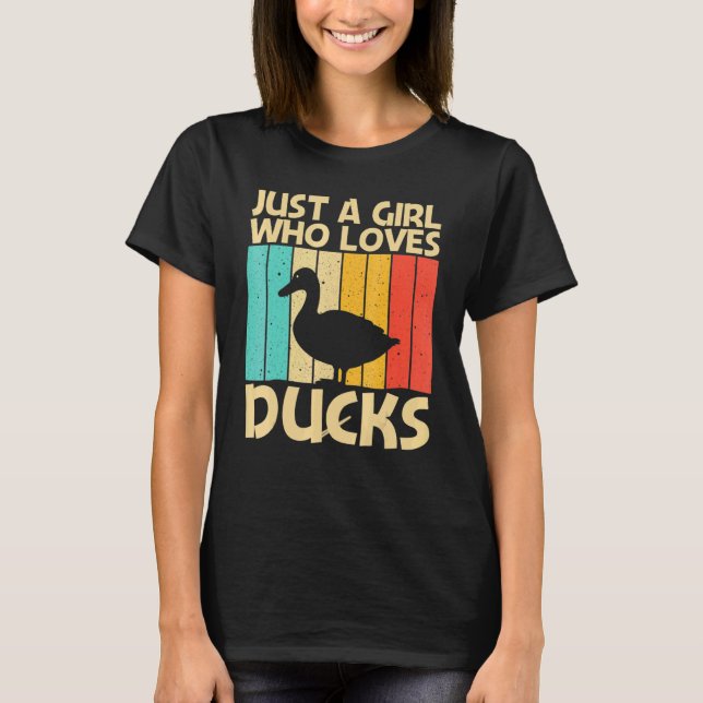 Camiseta Pato Para Chicas Niños Agricultores De Patos Caza (Anverso)