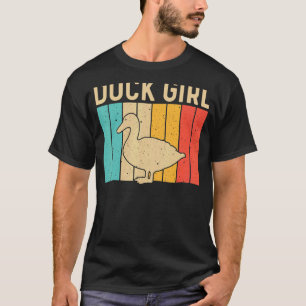 Camiseta Pato Para Chicas Niños Mallard Mandarin Pato