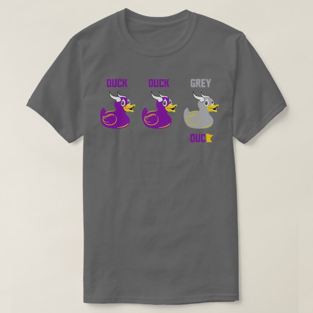 Camiseta Pato Pato Gris Pato 1 (Diseño del anverso)