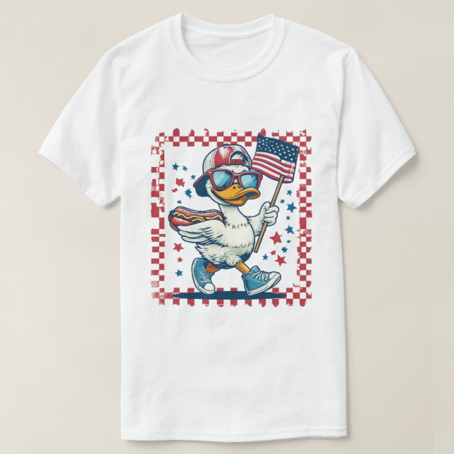 Camiseta Pato Patriótico (Diseño del anverso)