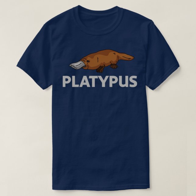 Camiseta pato platypus (Diseño del anverso)