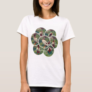 Camiseta Pato redondo de pintura al óleo Collarge,