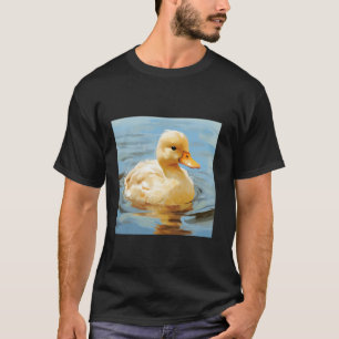 Camiseta pato retro Pintail Duck Cute Duck Watercolor