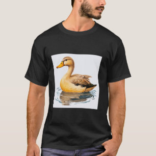 Camiseta pato retro Pintail Duck Cute Duck Watercolor