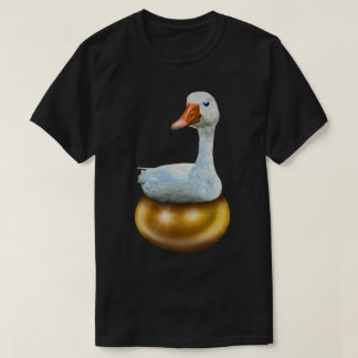 Camiseta Pato sentado en un Huevo de Oro