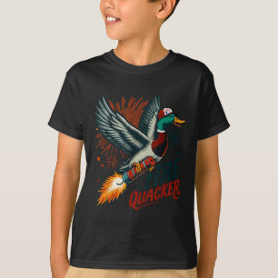 Camiseta Pato silbón del 4 de julio fuegos artificiales pat