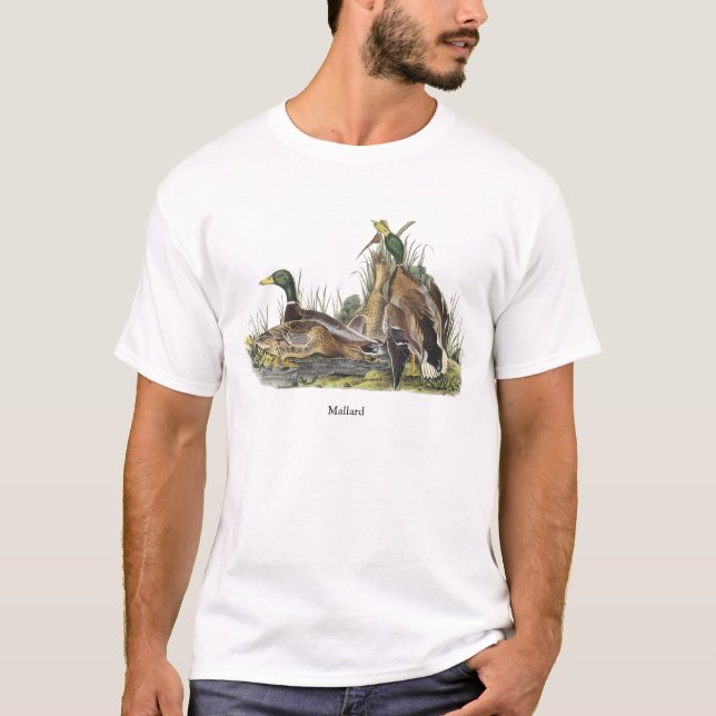 Camiseta Pato silvestre, Juan Audubon (Anverso)