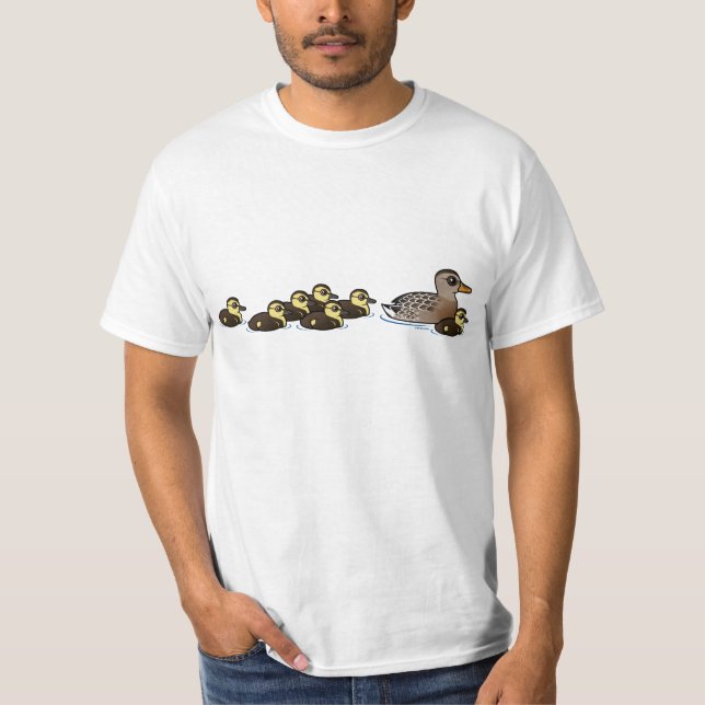 Camiseta Pato silvestre y siete anadones (Anverso)