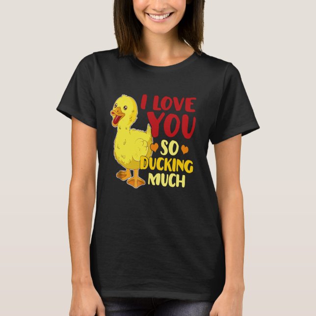 Camiseta Pato - Te Amo (Anverso)