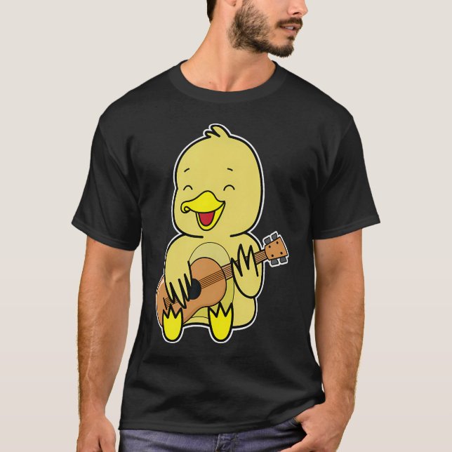 Camiseta Pato tocando la guitarra (Anverso)