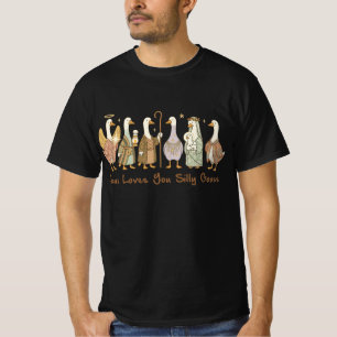 Camiseta Pato Tonto, Jesús Te Ama, Pato Tonto Cristiano