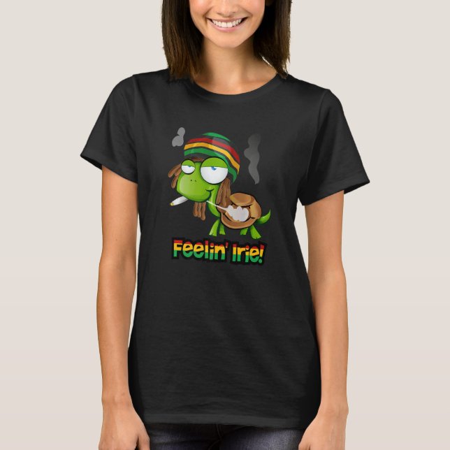 Camiseta Patois irlandeses, jerga jamaicana de la tortuga (Anverso)